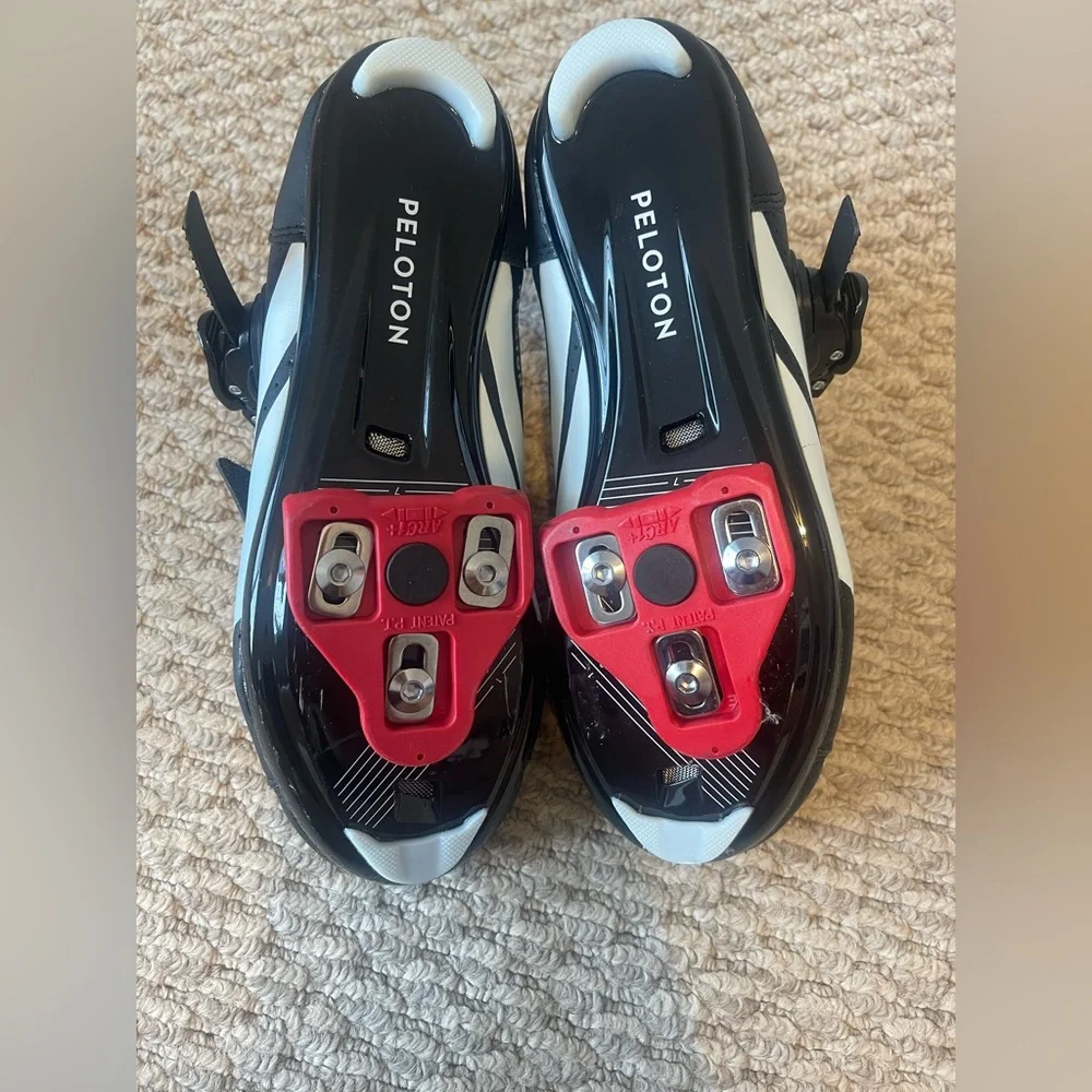 Peloton Cycling Shoes Black Pink Women’s EU 38 Indoor Spin Bike Shoes Clip-In - Picture 7 of 8